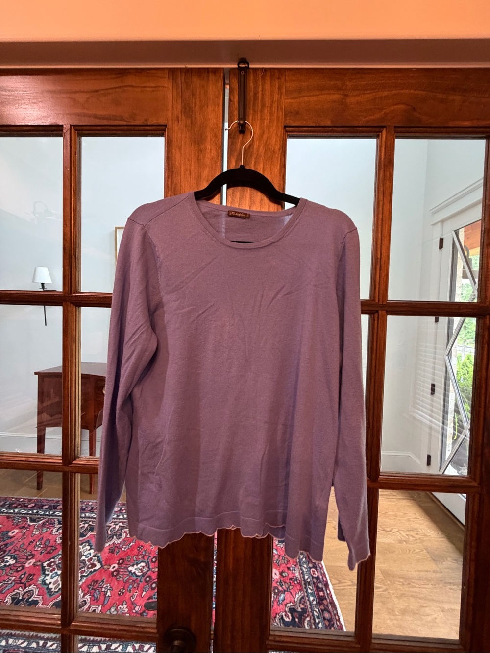 J. McLaughlin Lavender Crewneck Sweater